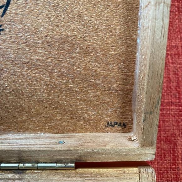 VTG Gary Gail 50’s 60’s Novelty Wooden Box Purse Japan - Picture 12 of 14